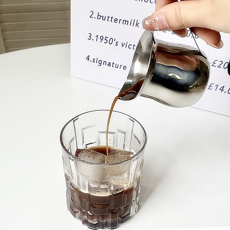 2/3/5/7oz Coffee Milk Frothing - Milk Steaming Pitcher ulasan dan harga