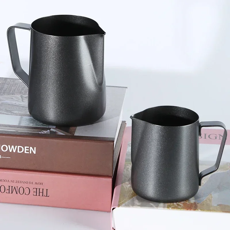Thick Black 350/600ml Latte Ar - Milk Steaming Pitcher ulasan dan harga