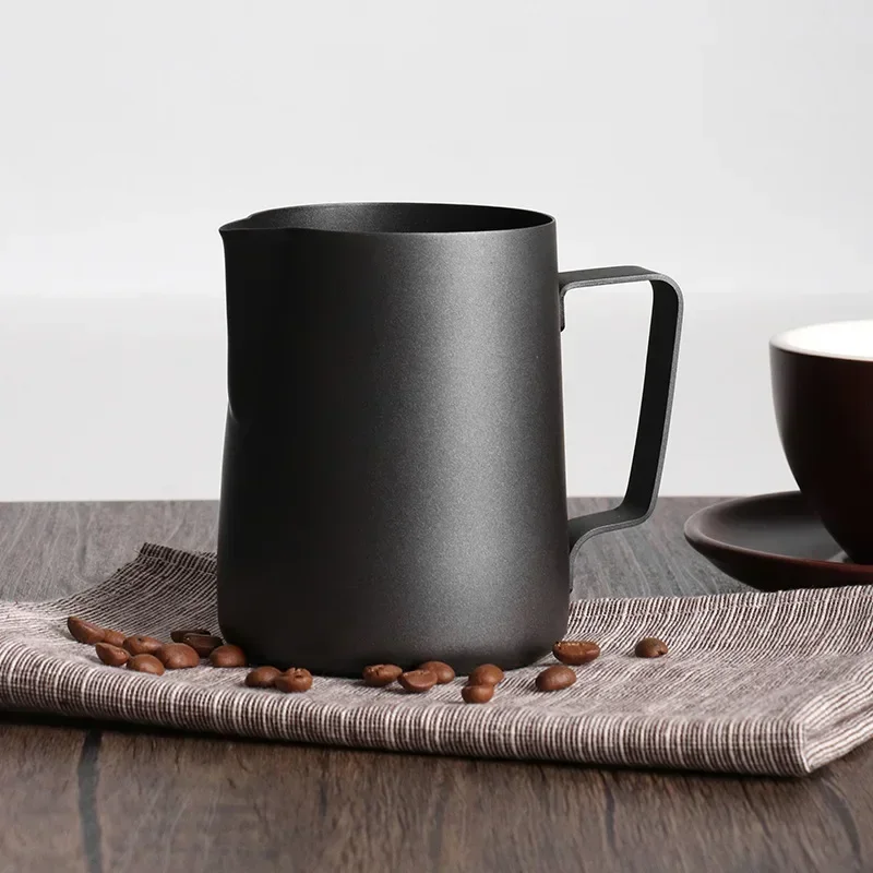Thick Black 350/600ml Latte Ar - Milk Steaming Pitcher ulasan dan harga